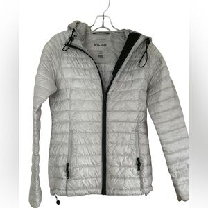 Pajar Women's Silver White Puffer Jacket Sz Small